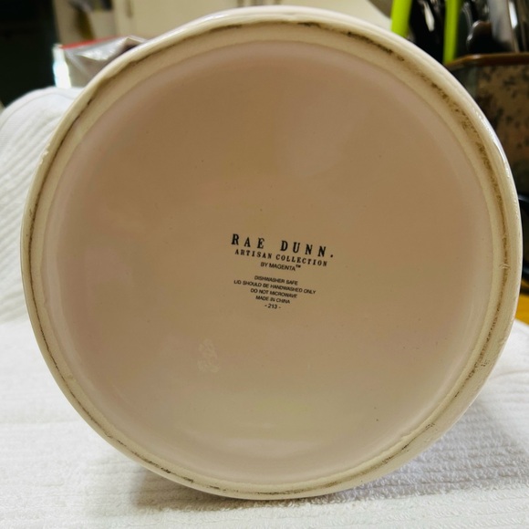 Rae Dunn Happy Spring canister with lid. NEW condition. - Picture 7 of 7